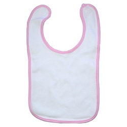 Pink Personalized Baby Bibs