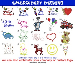 Baby Bib Embroidery Designs